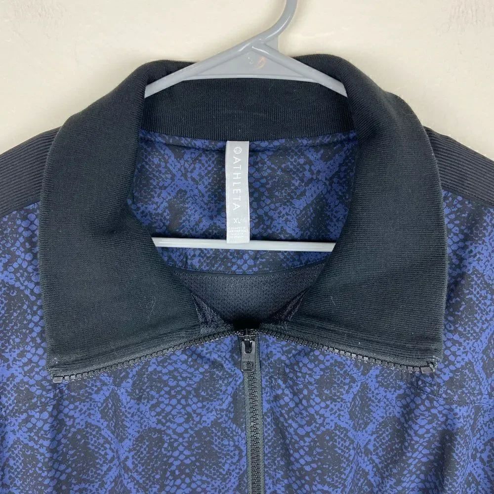 Athleta Brooklyn Track Bomber Jacket - Python Print - Picture 6 of 6